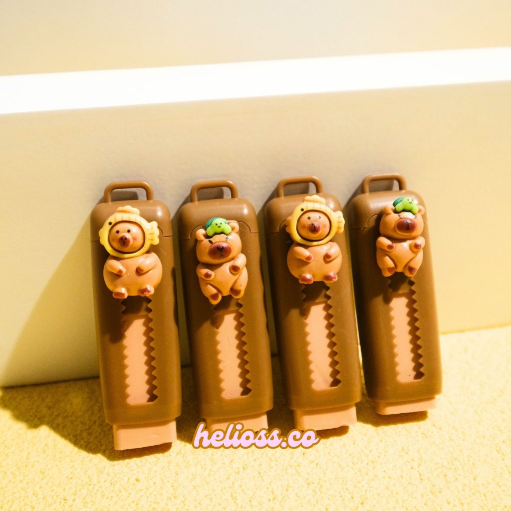 

PENGHAPUS CUTTER CAPYBARA PENGHAPUS CAPYBARA LUCU UNIK ERASER CAPYBARA IMUT ERASER CUTTER CAPYBARA PENGHAPUS MEKANIK CAPYBARA