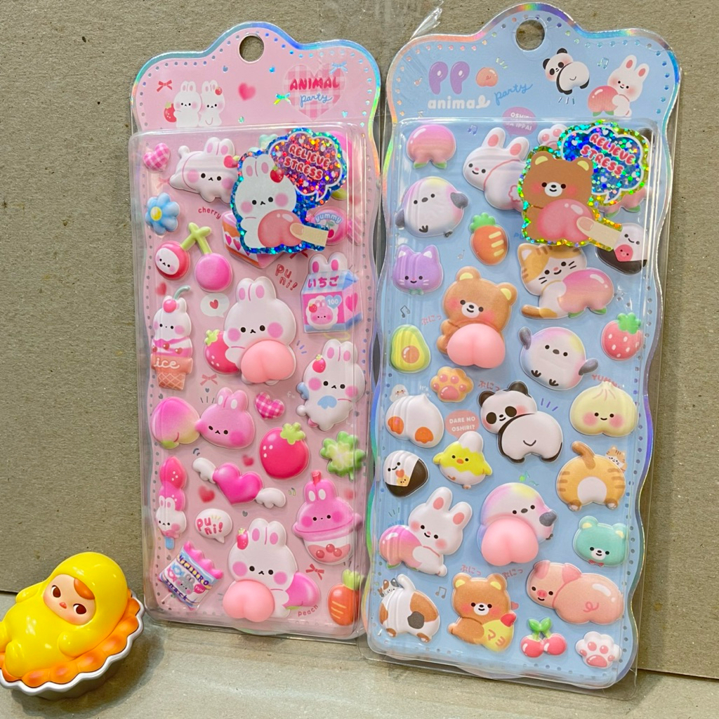 

Stiker Timbul / Stiker Squishy / Stiker Stress Relieve / Stiker Kelinci / Stiker Beruang / Stiker Puffy