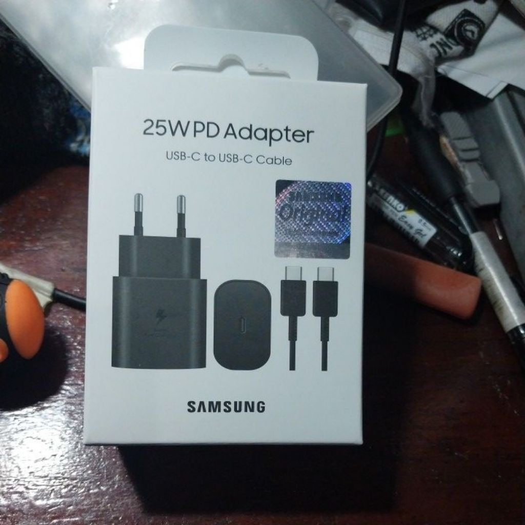 charger ori samsung 23w