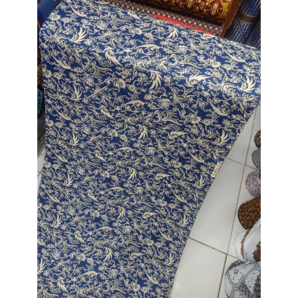 bahan batik katun seragam sekolah cemani # SP16 // bahan batik katun cemani meteran berkualitas // b