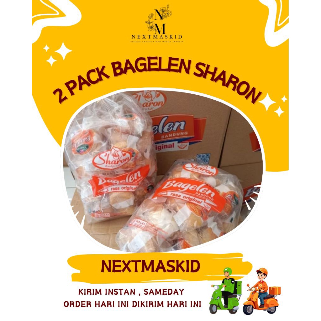 

2 pack bagelen sharon isi 30 pcs x 2