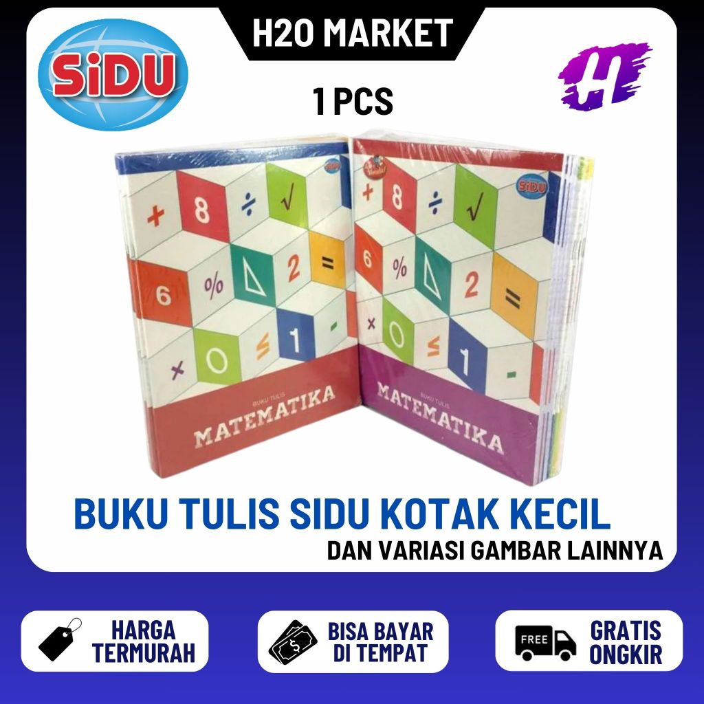 

BUKU TULIS SIDU KOTAK KECIL 5 MM ( 1 PCS )