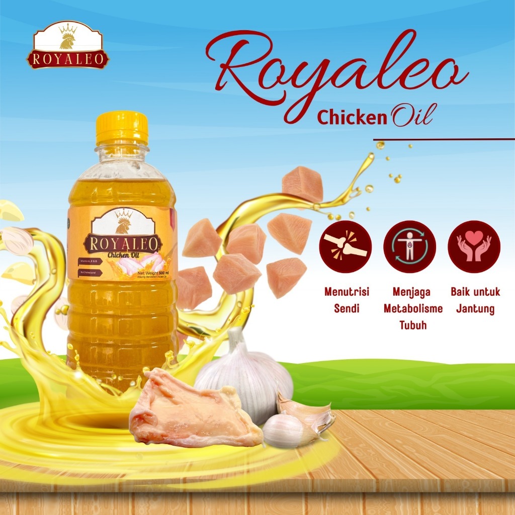 

Minyak ayam murni (minyak anti kolestrol/menjaga daya tahan tubuh)