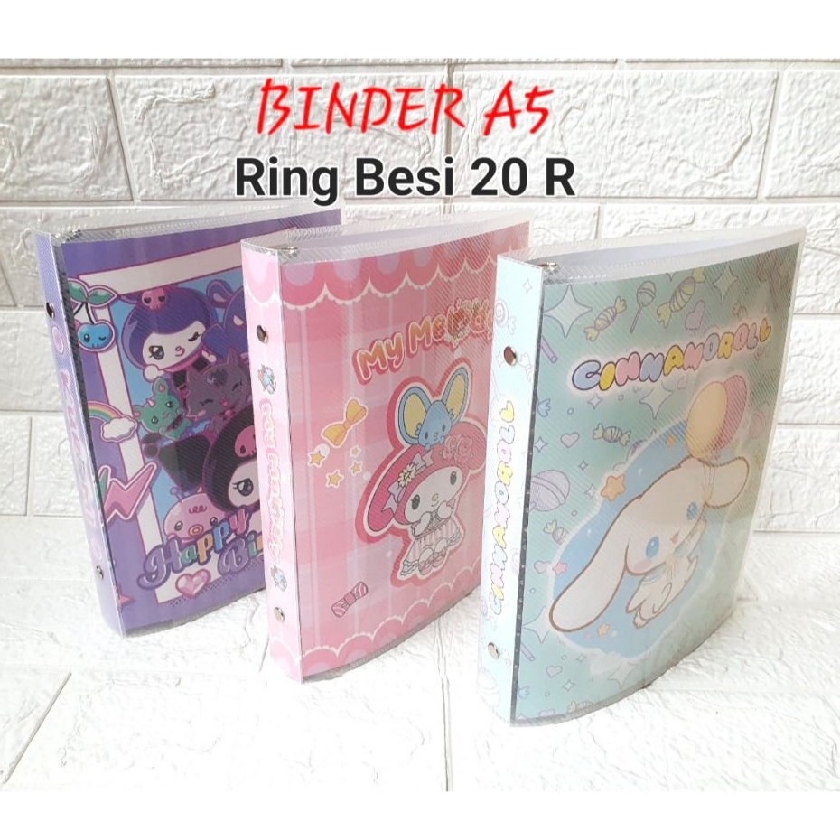 

Map Binder A5 Karakter Fancy / Ring Besi 20 R / Binder Slip