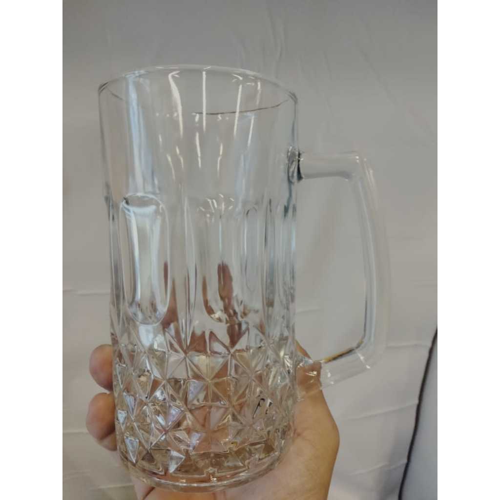 Gelas Beling Beer 550ml Soda Milk Shake Classic Vintage WOW