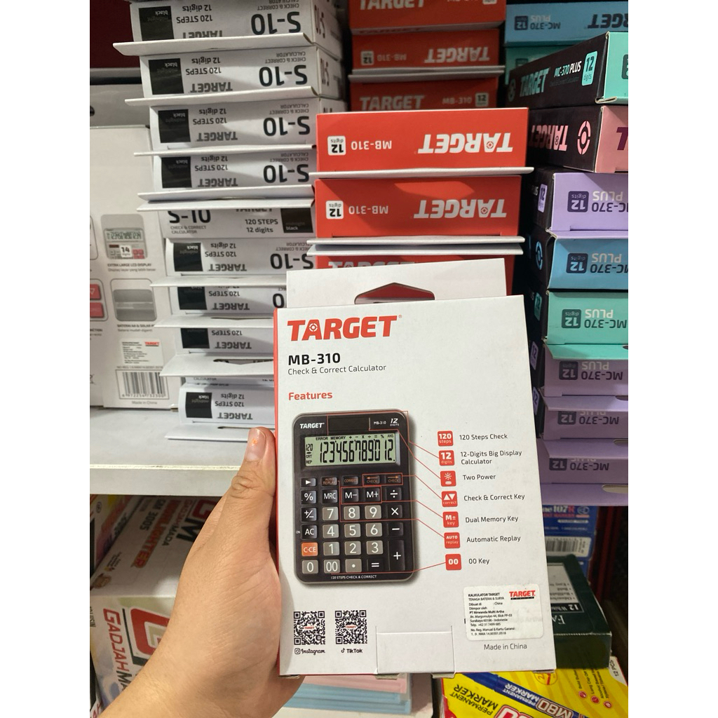 

Kalkulator Target MB 310 / Kalkulator Target 12 Digit