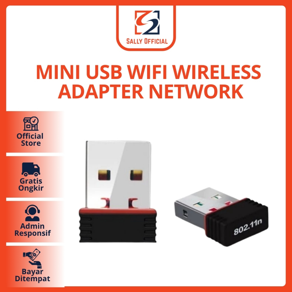 USB WiFi Wireless  Adapter Network LAN Card 802.11 300Mbps Dongle
