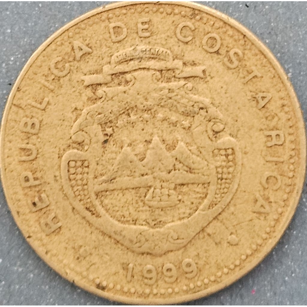 Koin Asing Negara Costa Rica 100 Colones 1999 Koin Utuh Dijamin Original 100%