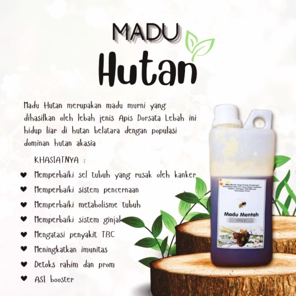

MADU HUTAN ASLI MURNI DORSATA