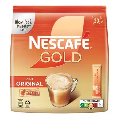 

Nescafe Gold 3 in 1 Golden Roasted Arabica Original