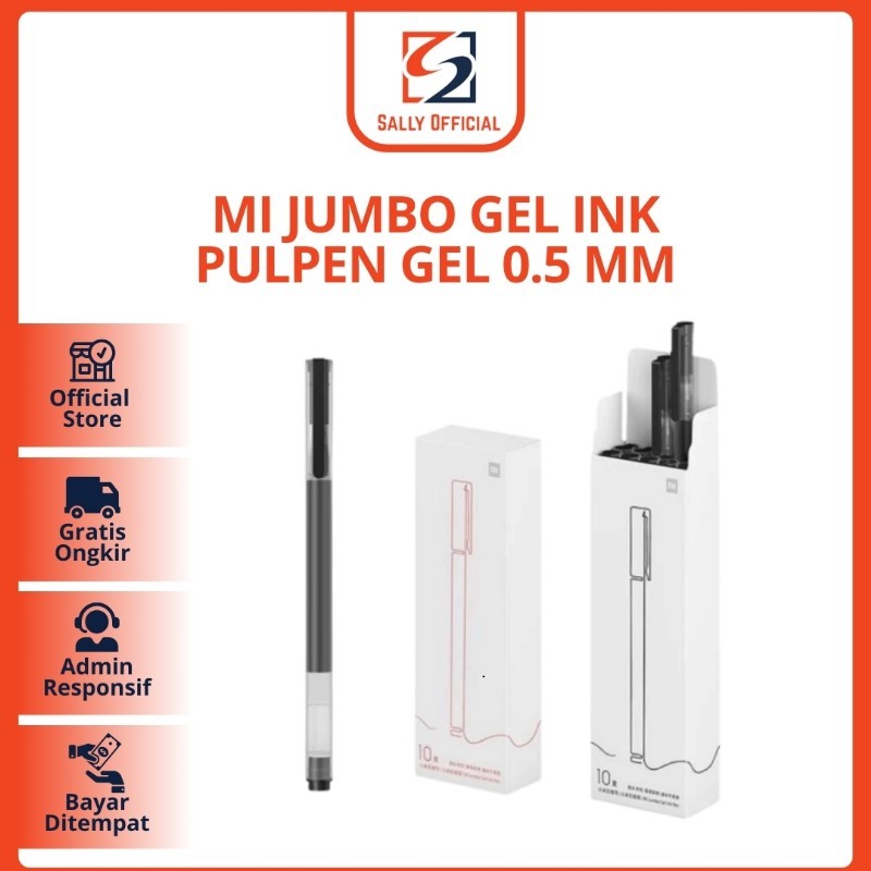 

Xiaomi Mi Jumbo Gel Ink Pen Pulpen Gel 0.5mm