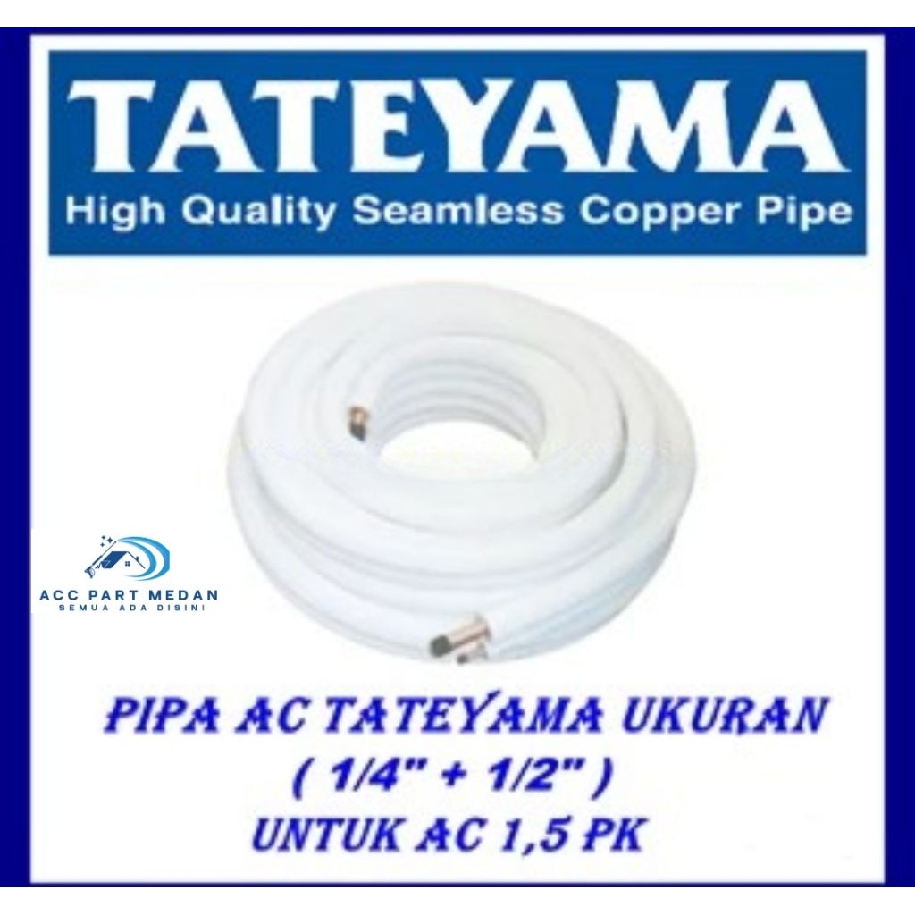 PIPA AC TATEYAMA 1½-2PK ¼×½ 1 ROLL FULL