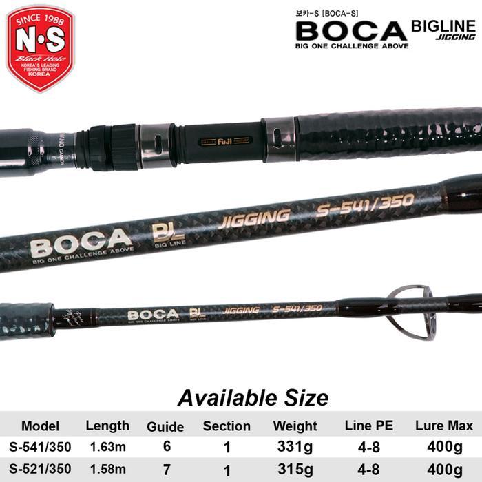 NS BLACK HOLE Spinning Fishing Rod BOCA BIG LINE 521 - 541