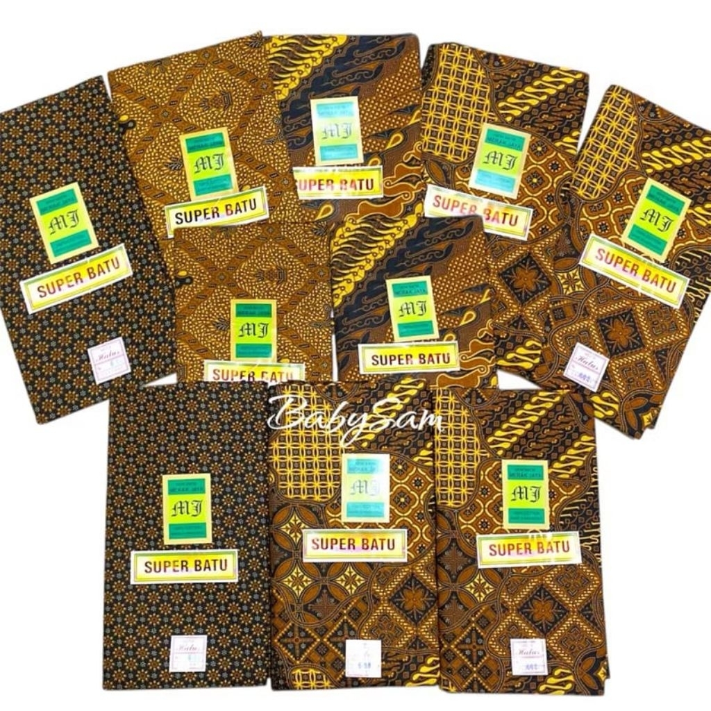 Kain Batik Super Batu Merak Jaya MJ || Kain Panjang Jarik Batik Sewek Motif Soloan