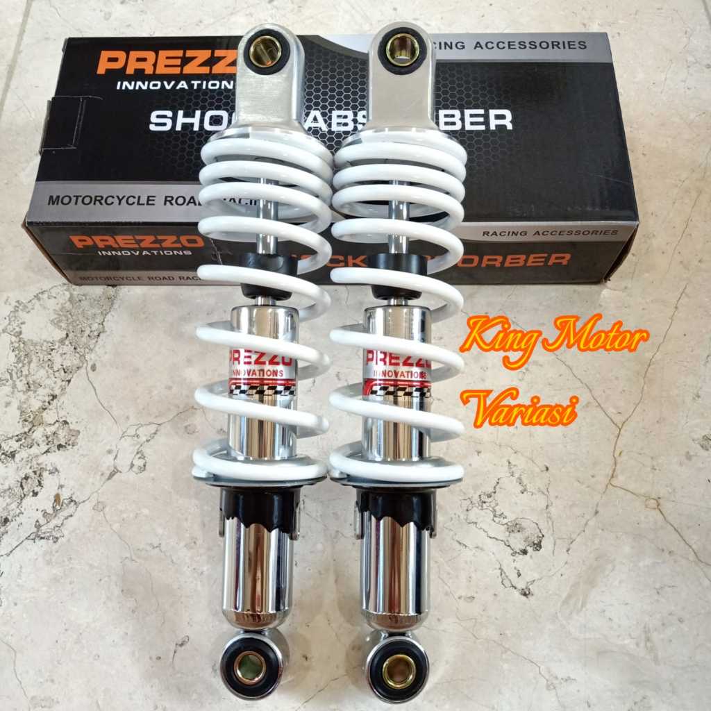 Shockbreaker / Shock Belakang VNS Top-Up 280MM Motor Vega R Vega ZR New Force 1 Jupiter Z - Putih