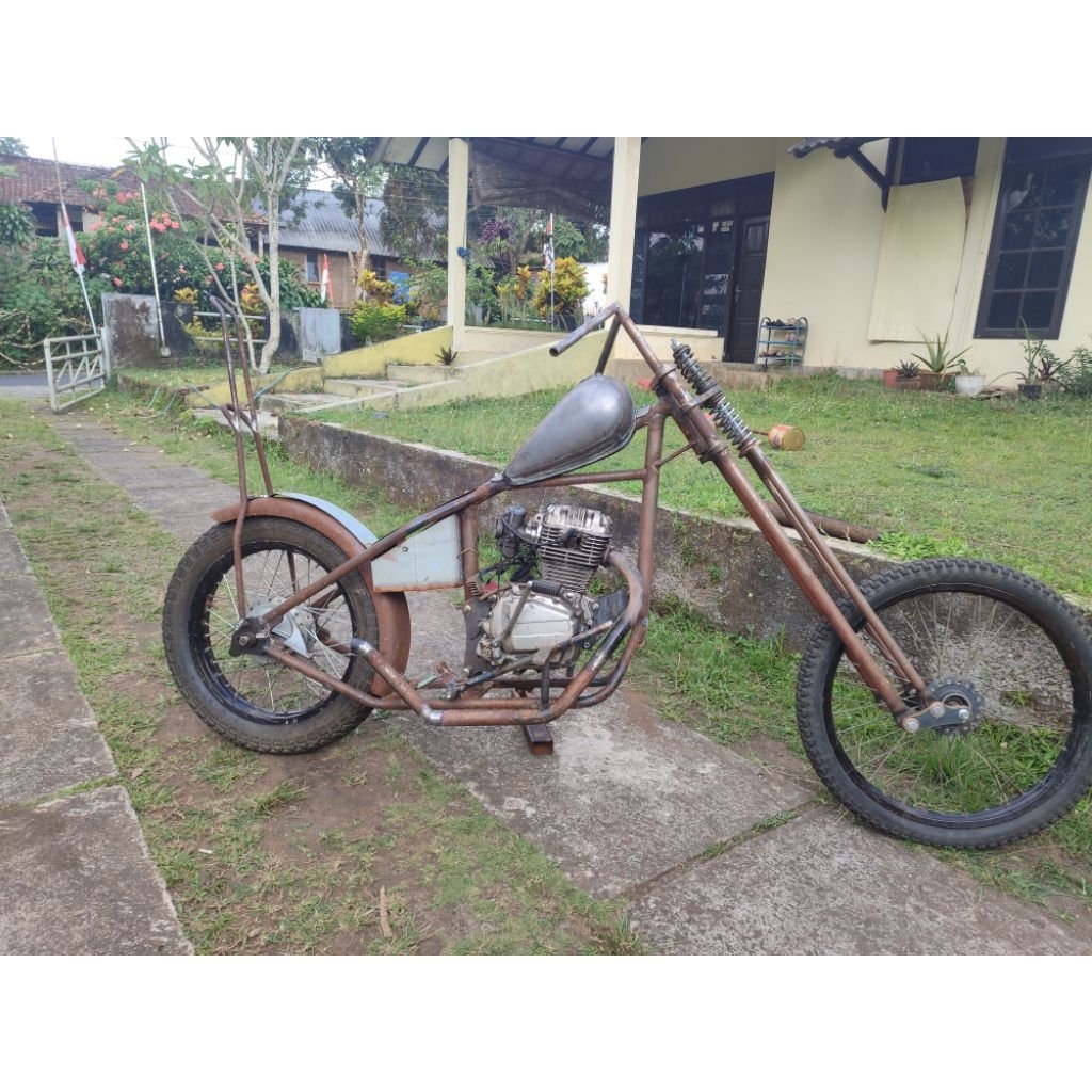 rangka set Chopper rigid pnp Scorpio Tiger mega pro gl pro