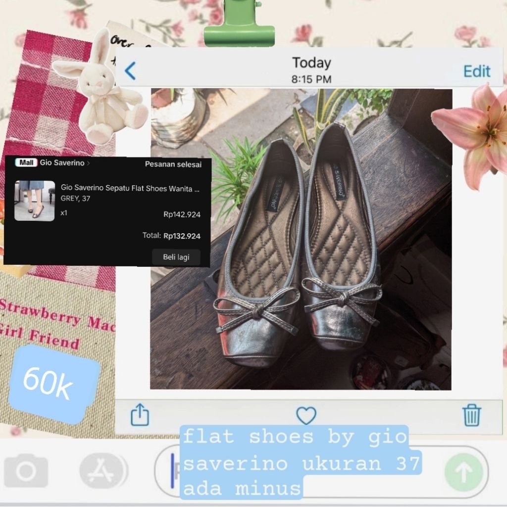 [preloved] flat shoes by gio saverino | uk 37 | minus di slide 3