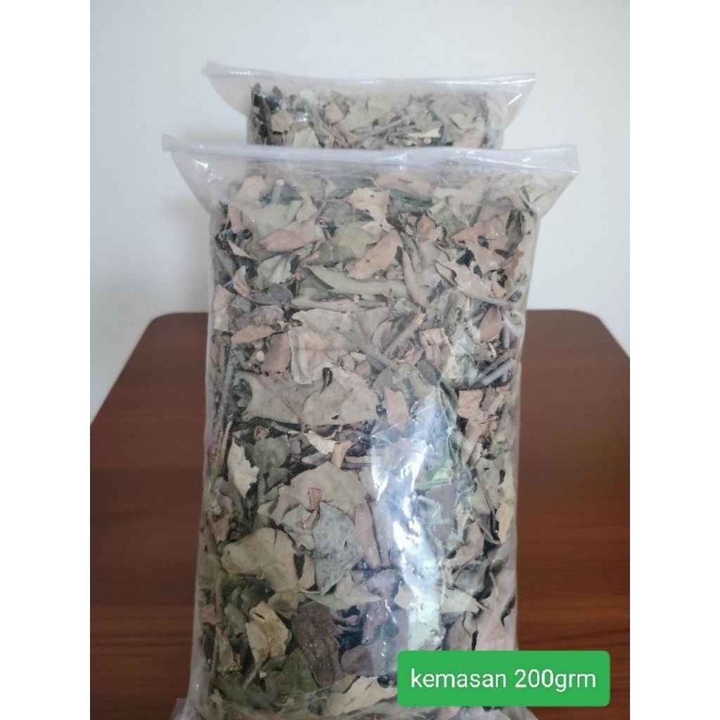 

Benalu kopi Daun benalu kopi kering per 200 grm.