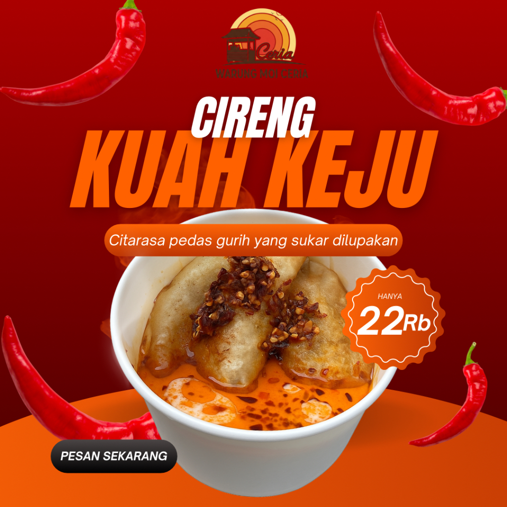 

Cireng Kuah Keju Creamy WARUNG MOI CERIA