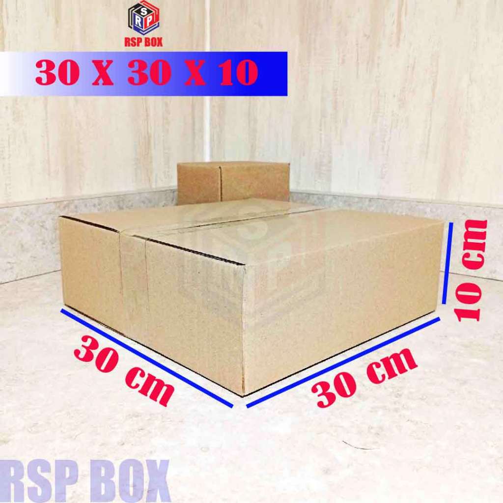 

Kardus packing ukuran 30x30x10 cm karton box packaging kemasan murah