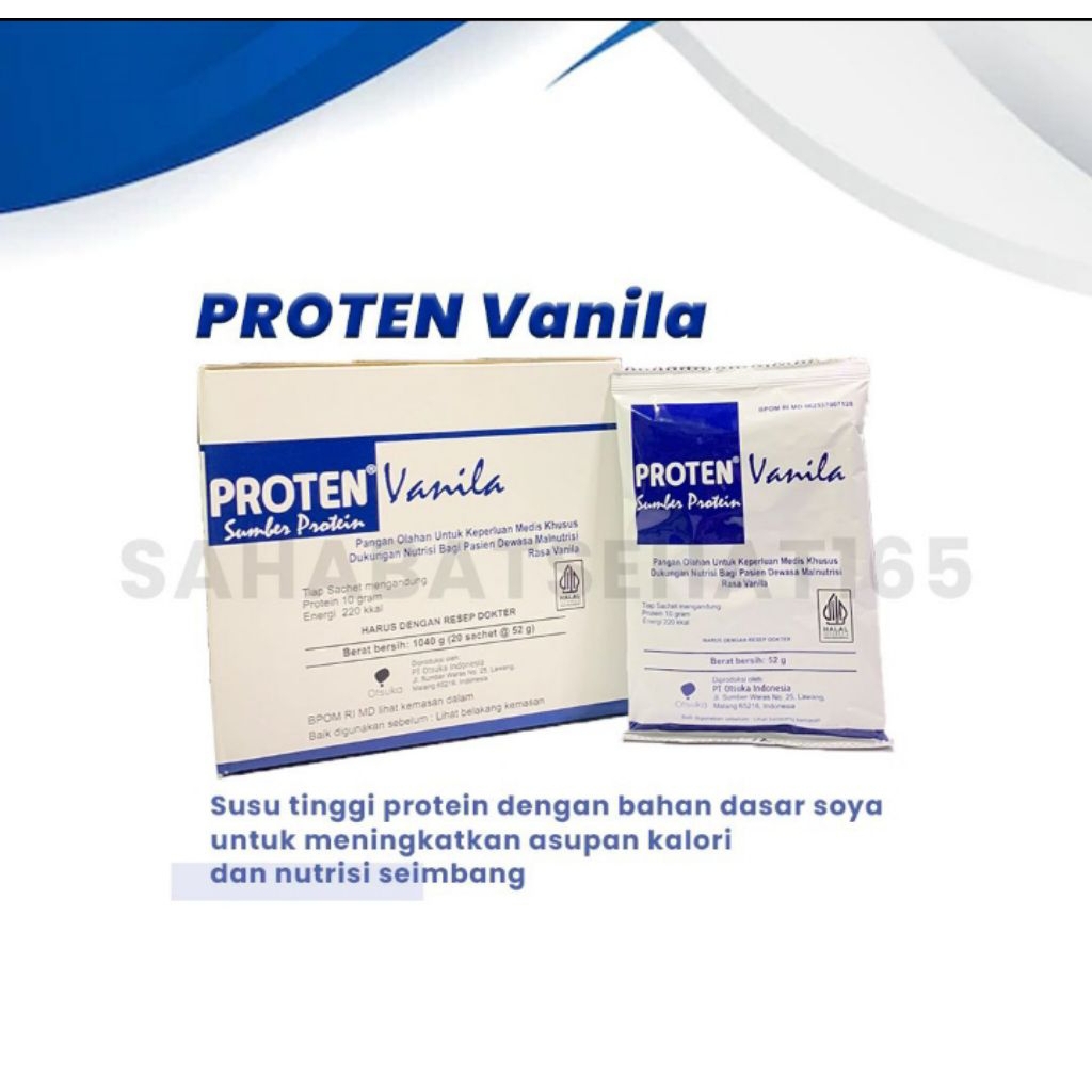 

Proten Vanila Box 50 gram Makanan Sehat Promo