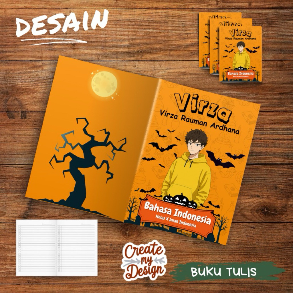 

Buku Tulis Custom Cowok Cute