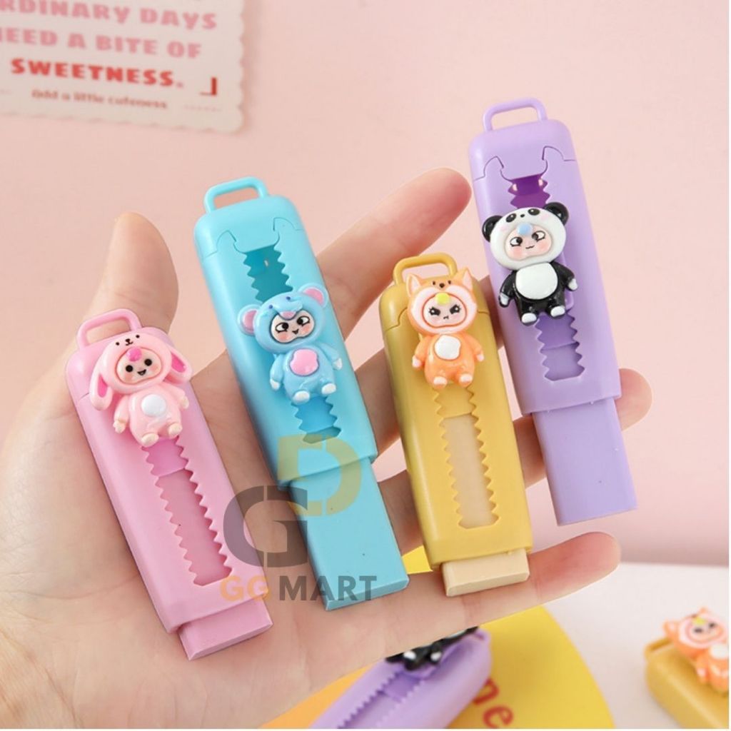 

G & G Mart PENGHAPUS MODEL CUTTER BABY THREE ER-2012 HADIAH ALAT TULIS PERLENGKAPAN KANTOR