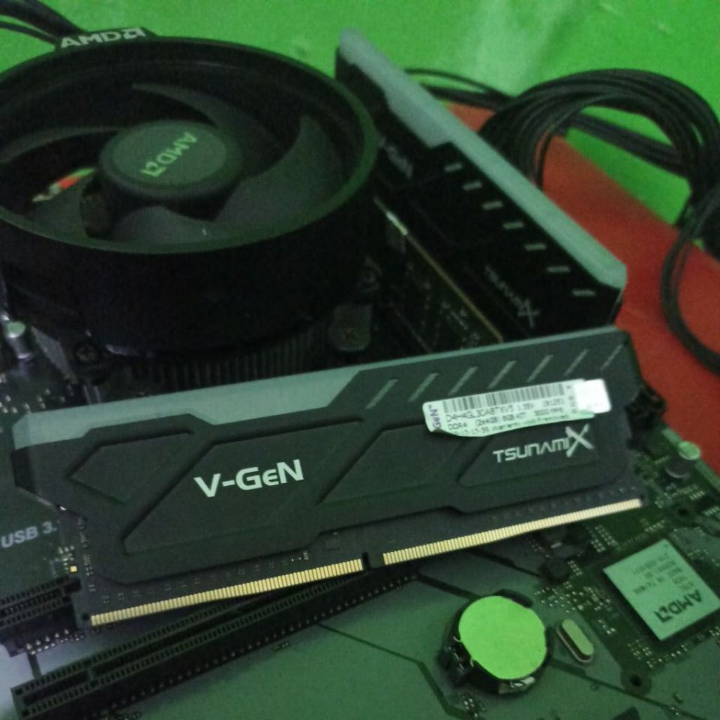 ram ddr4 vgen 4x2 8gb dua keping