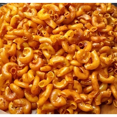 

Makaroni Cikruh Kriuk Pedas Daun Jeruk Bumbu Melimpah Pusat Cemilan Pedas-Kemasan 250gr-Tidak Keras