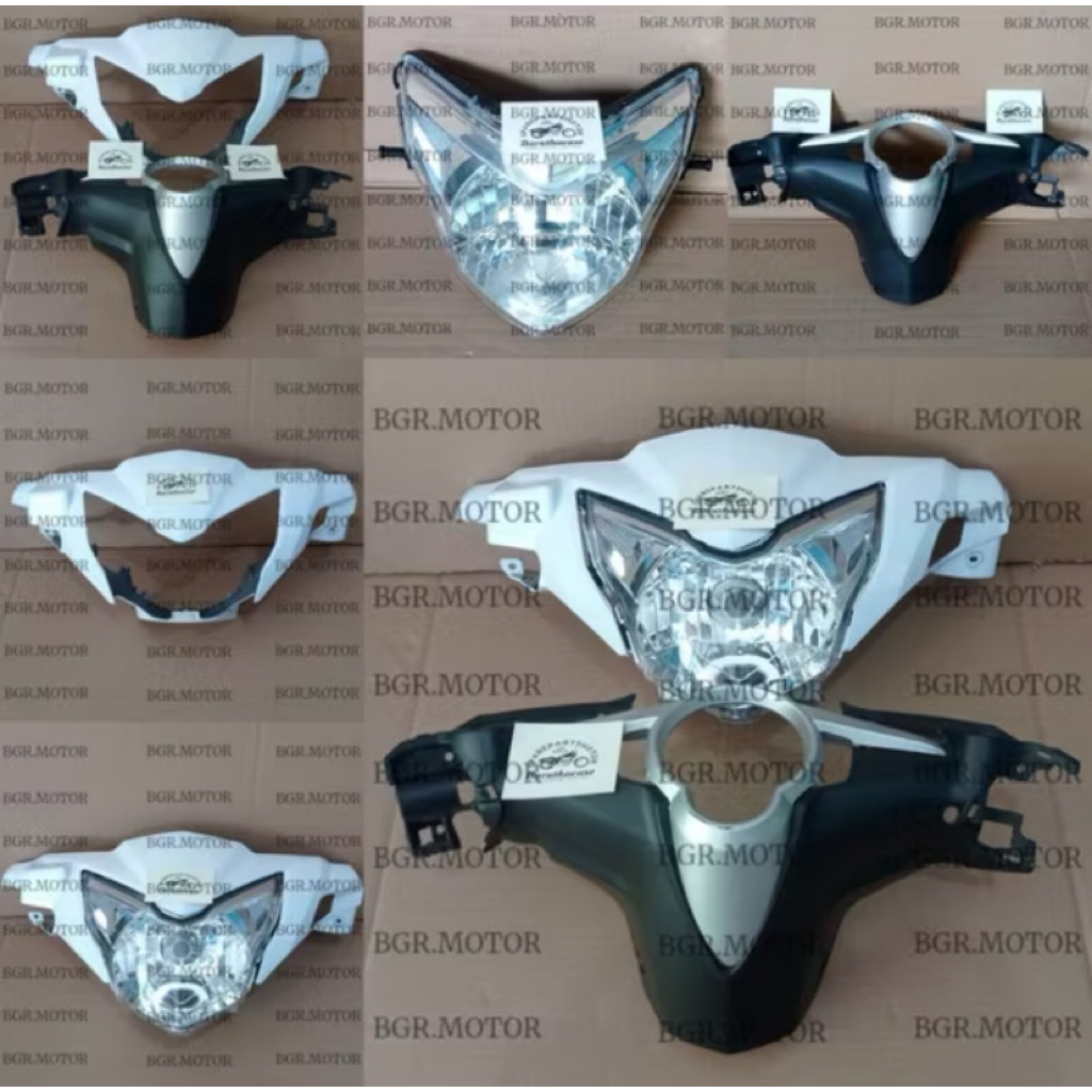 Batok depan Belakang Plus lampu Yamaha Jupiter MX new Putih