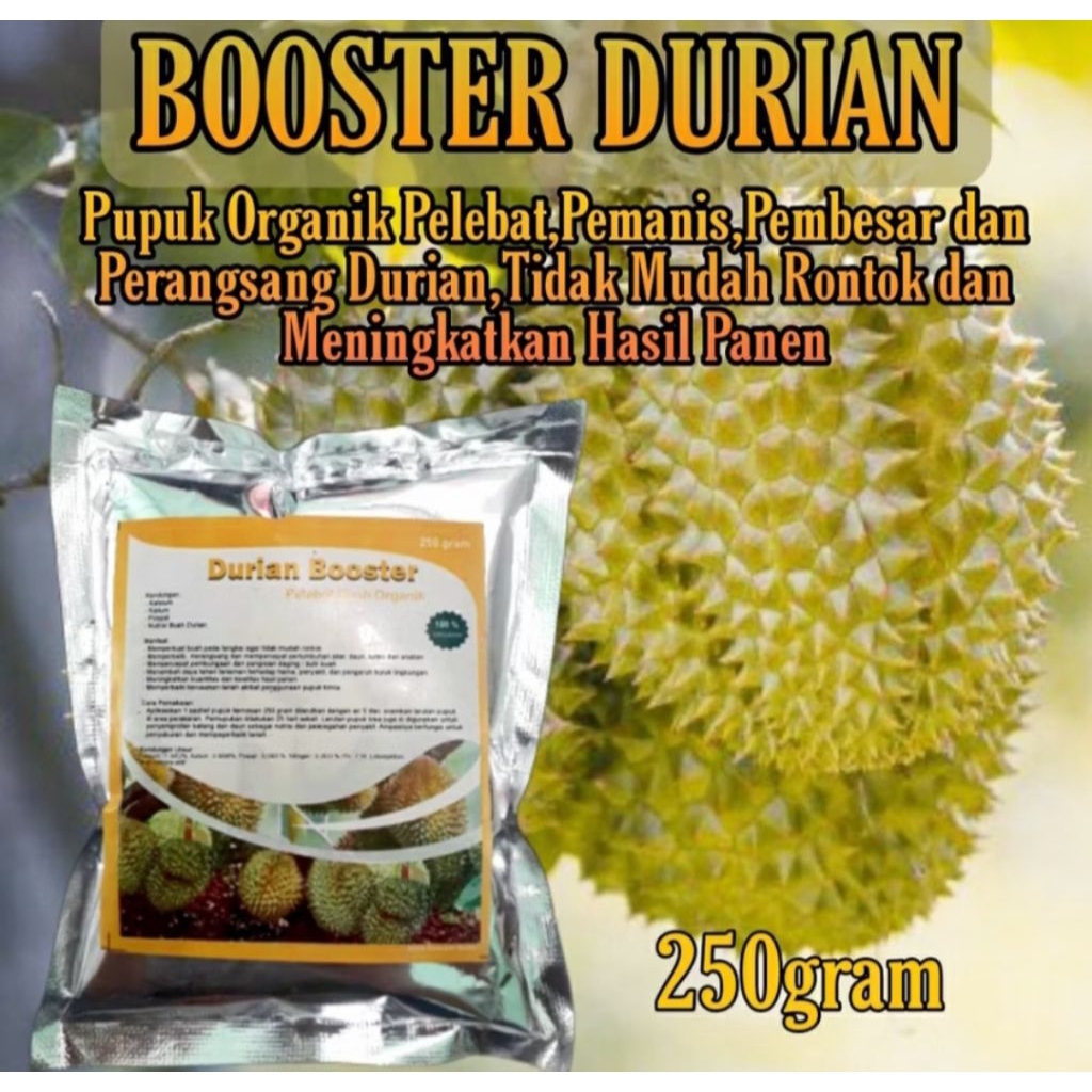 BOOSTER DURIAN, PUPUK ORGANIK DURIAN BOOSTER ORIGINAL