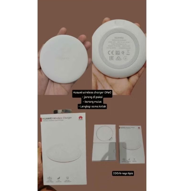 Wireless Charger Huawei CP60 Second/bekas