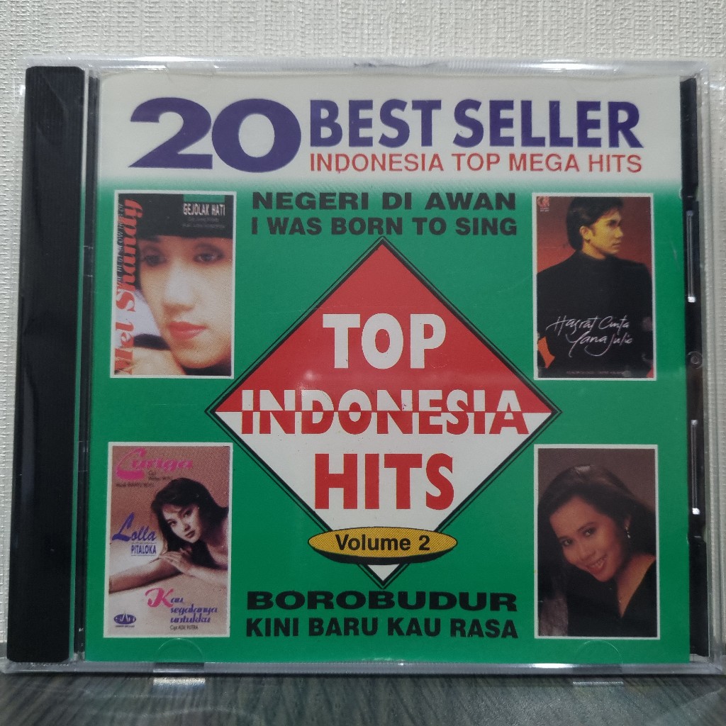 CD Top Indonesia Hits Volume 2 (Maribeth, Yana Julio, Doel Sumbang, Mel Shandy)