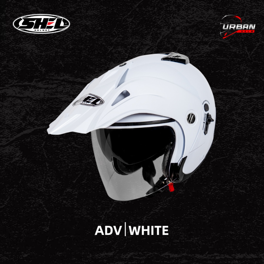 SHEL ADV Solid - Helm Half Face | SHEL | ADV | sheladv | Shel Solid | Shel Polos | Shel Ori | SNI