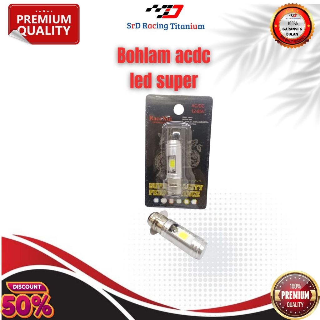 BOHLAM DEPAN MOTOR BEBEK Matic AC SUPER TERANG SUPER AWET