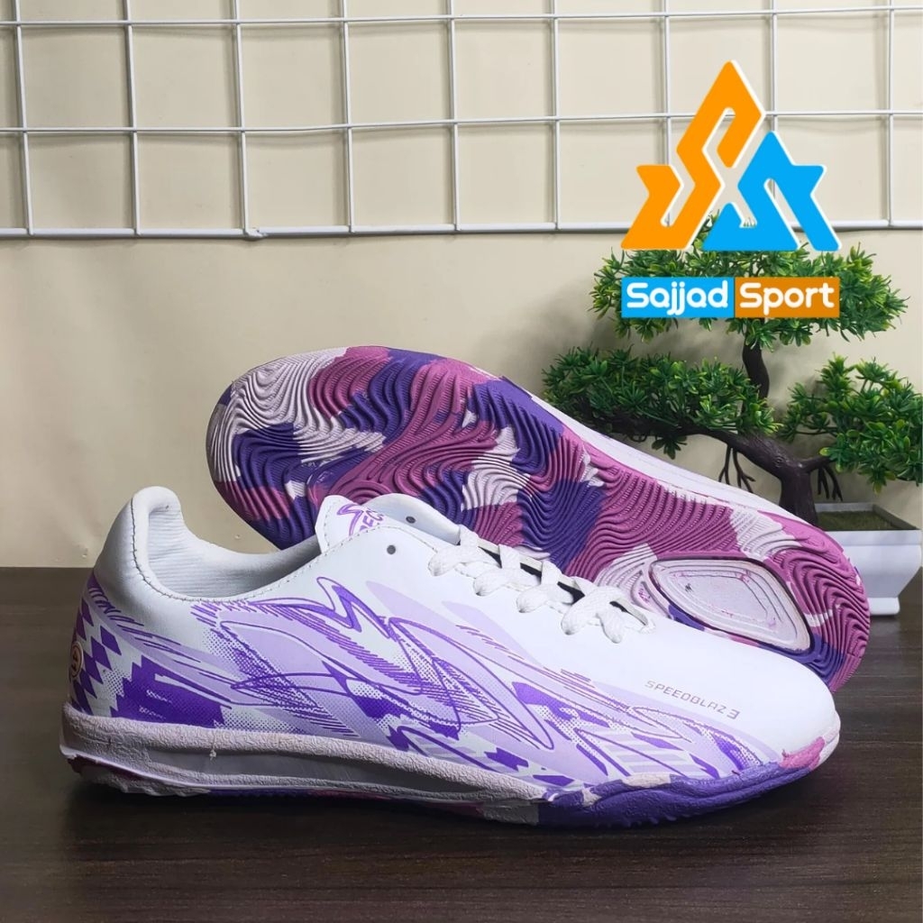 Sepatu Futsal Blaze Specs Terkece Outsole Full Color