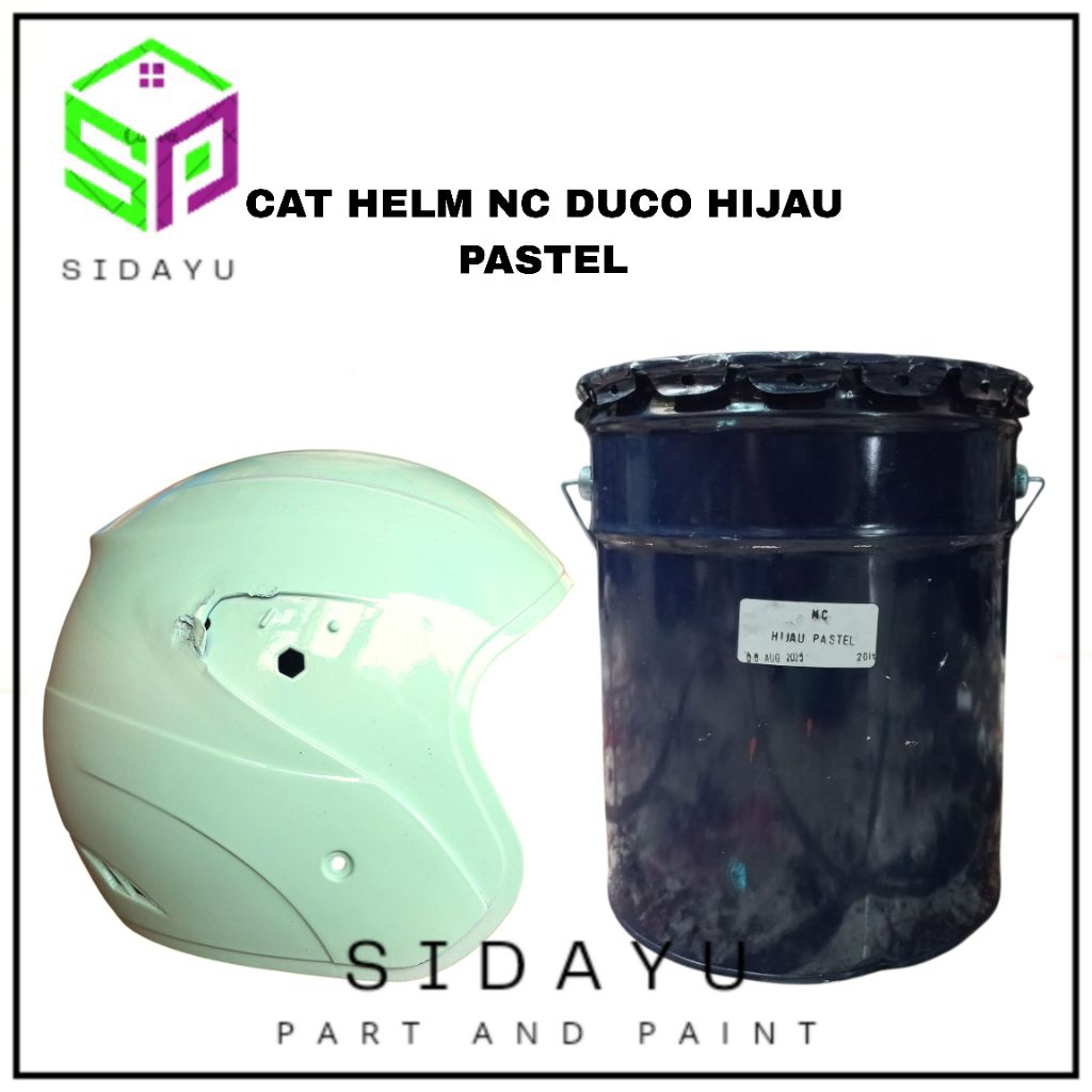 Cat Helm NC Duco Jepang Hijau Pastel