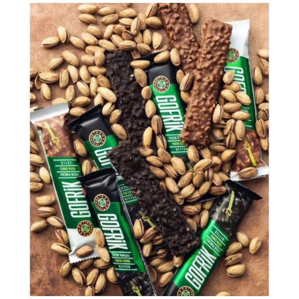 

coklat gofrik pistacio asli turki