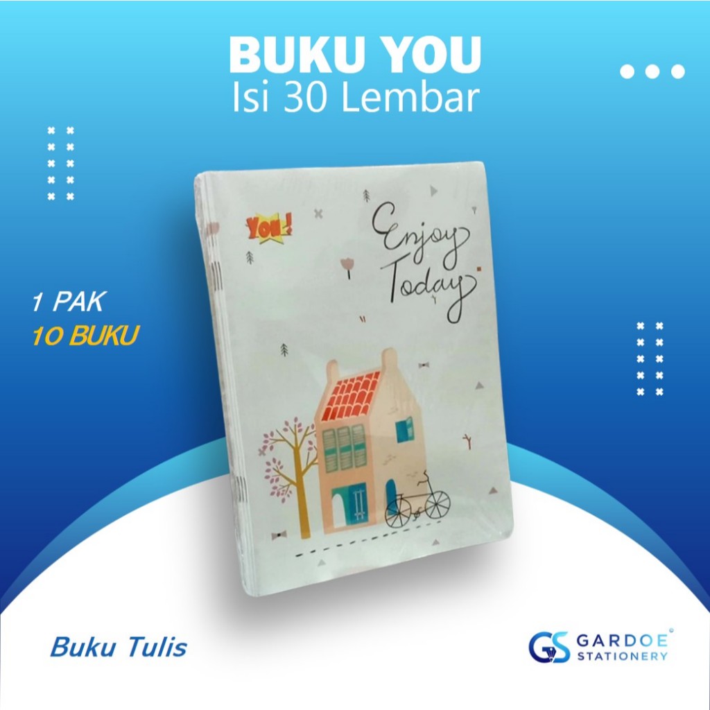 

10 PCS | Buku Tulis YOU MURAH Isi 30 Lembar