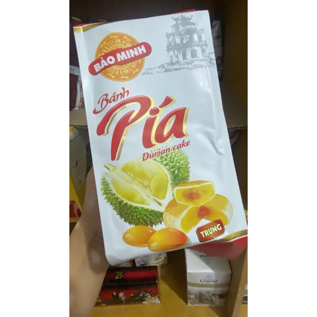 

SNACK VIETNAM - Bánh Pía Durian Cake Bảo Minh – Kue Pia Durian Telur Asin Khas Vietnam