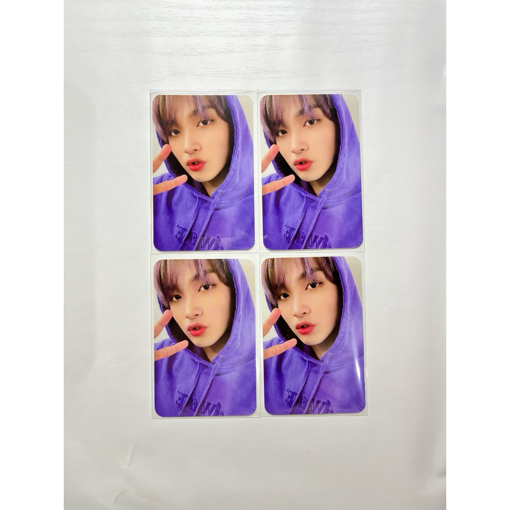Photocard Haechan Hoodie Ungu Sg21