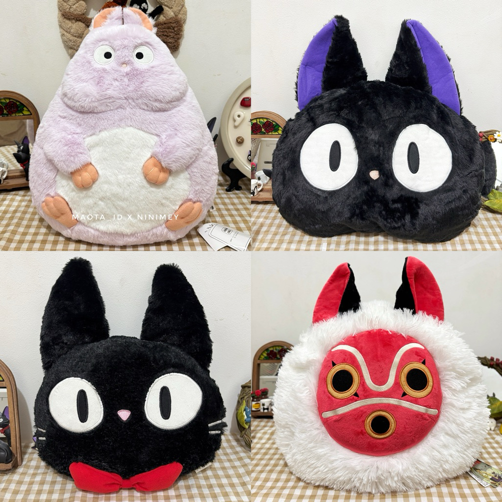 Studio Ghibli Pillow / Bantal Studio Ghibli / Bantal Jiji / Bantal Mononoke / Bantal Boh / Bantal So