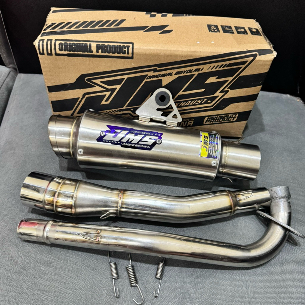 Knalpot JMS ORIGINAL TYPE PRO ,cld for all motor bebek 4dll