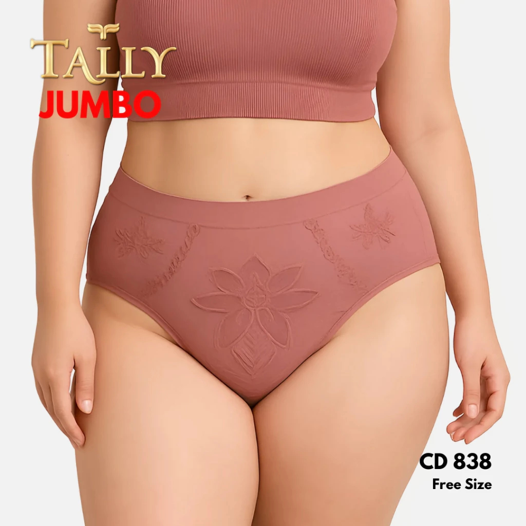 CD TALLY BAHAN RAJUT 838 TALLY - TALLY Sarwendah CD 838 Celana Dalam JUMBO Wanita Bahan Rajut Fit to