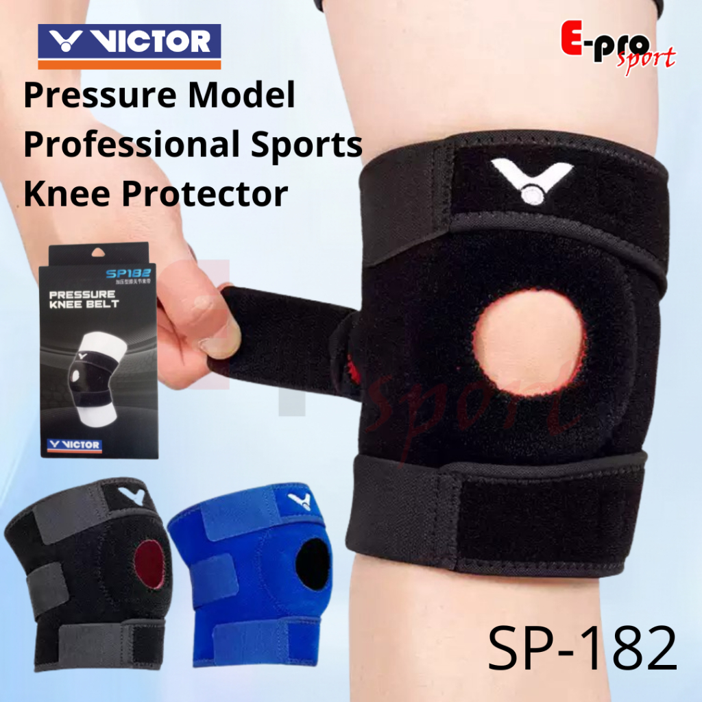 Pressure Knee Belt Victor SP182 C/F SP 182 C F SP-182 Deker Lutut Dekker Support Original