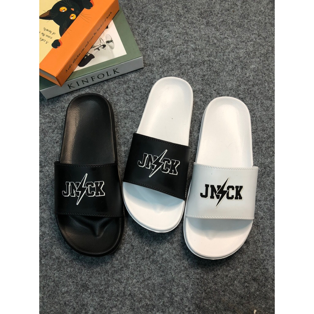 Sandal Slide Pria JN⚡CK Full Karet Tanpa Lem Anti Jebol Original Distro Sandal Selop