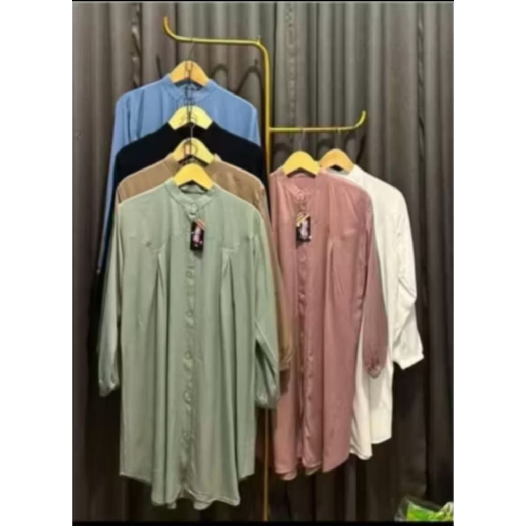 ZIZEN TUNIK POLOS RAYON TWIL TERBARU