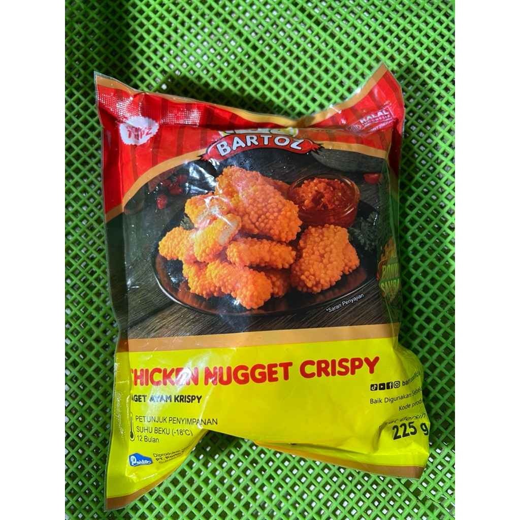 

bartoz chicken nugget crispy (naget ayam krispy) 225gram