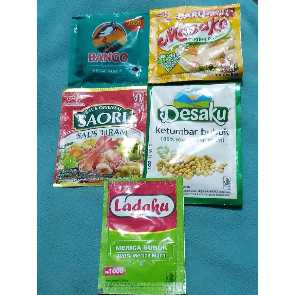 

Kecap Bango+Masako+Saori Saus Tiram+Ketumbar Bubuk+Ladaku Paket 4Ab (TRB189)