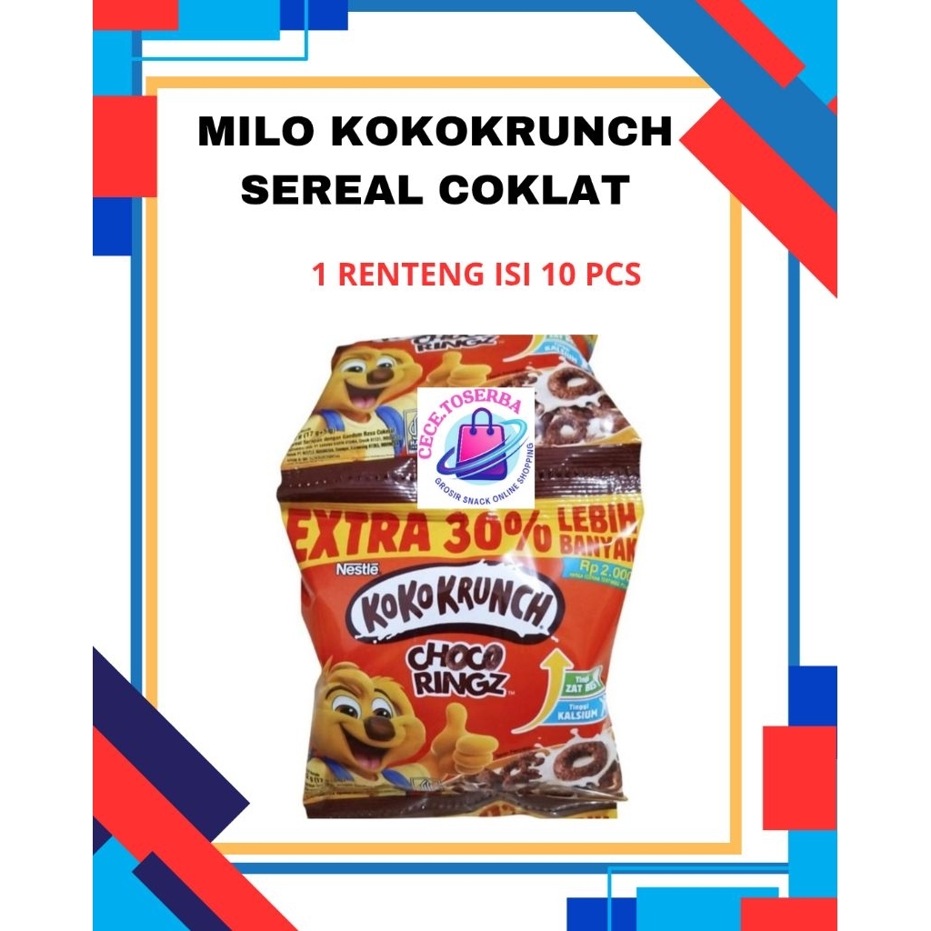 NESTLE KOKO KRUNCH CHOCO CHIP ISI 10 RENTENG X 22 GR